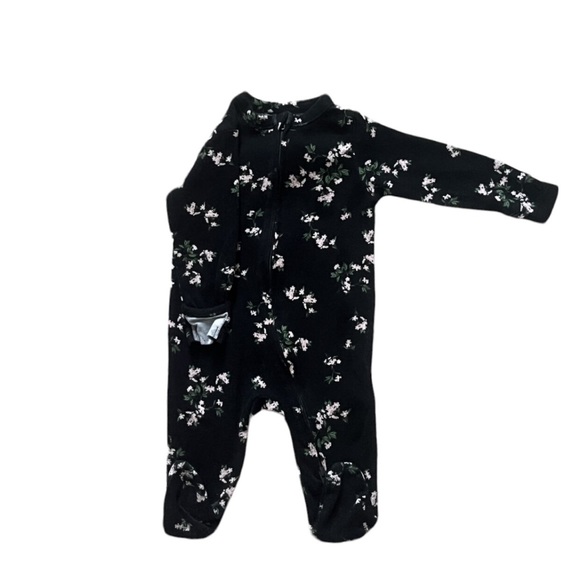 3 Pack Girls 3-6M Zip Up Pajama Bundle - Picture 2 of 4